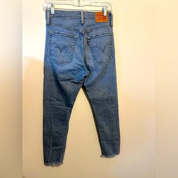 Levi's Blue Wedgie Skinny Jeans Size 28 - Picture 5 of 7